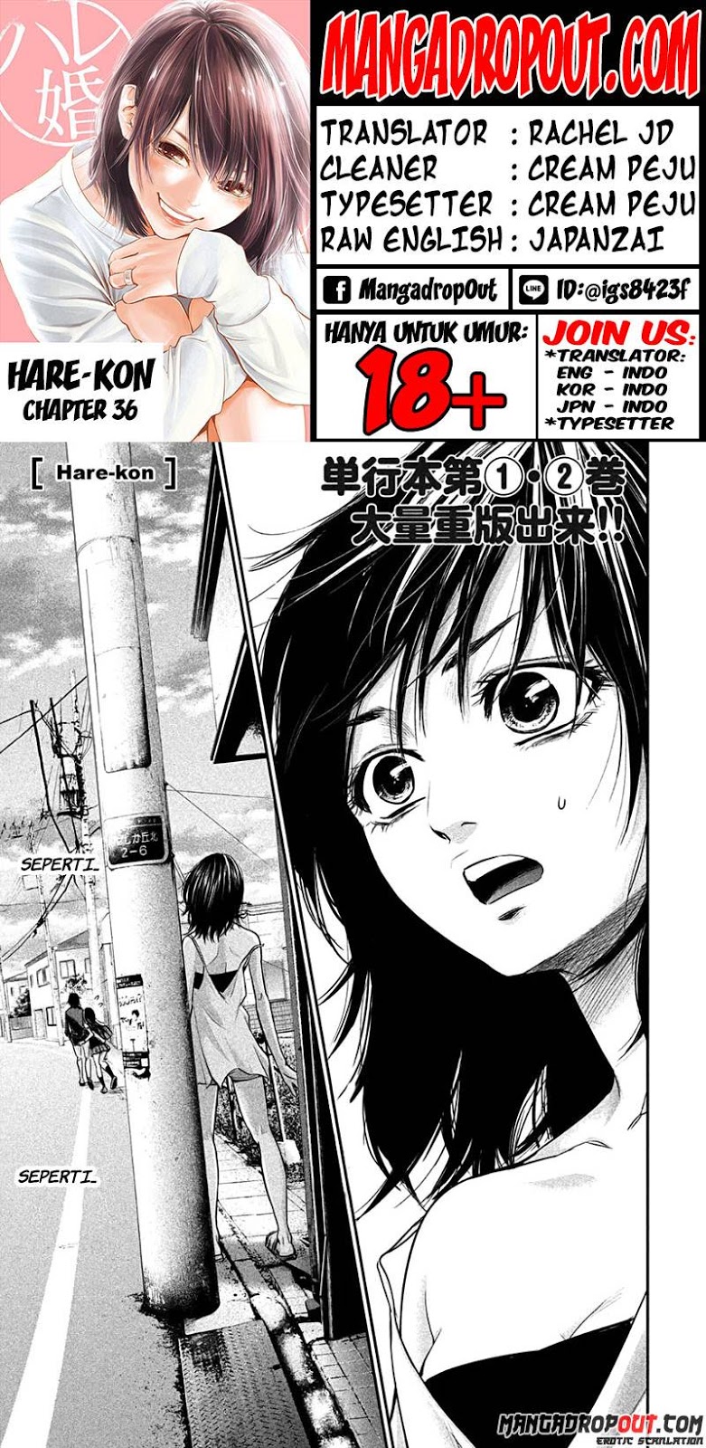 Hare-Kon Chapter 36 Bahasa Indonesia