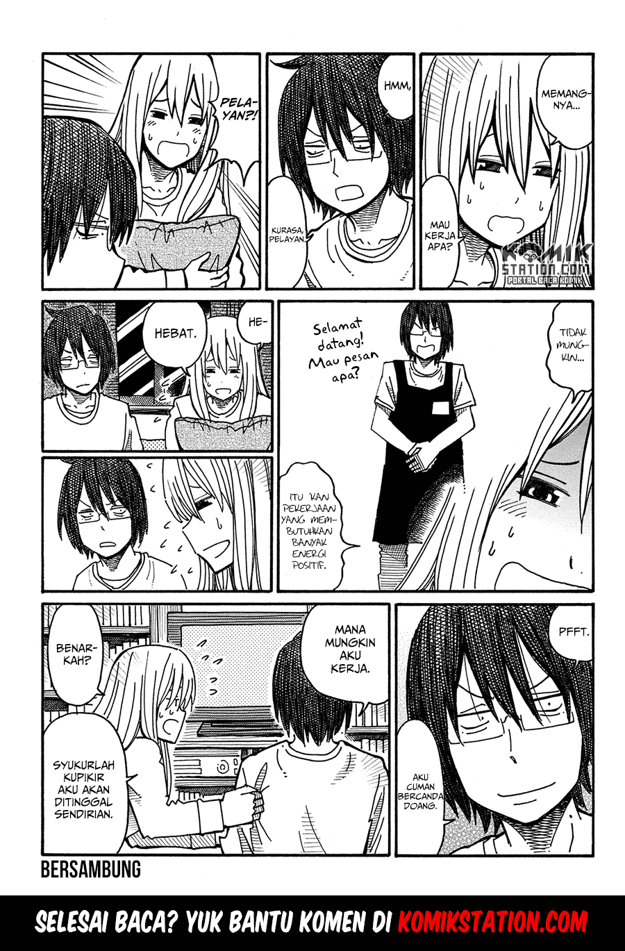 Hatarakanai Futari Chapter 02 Bahasa Indonesia