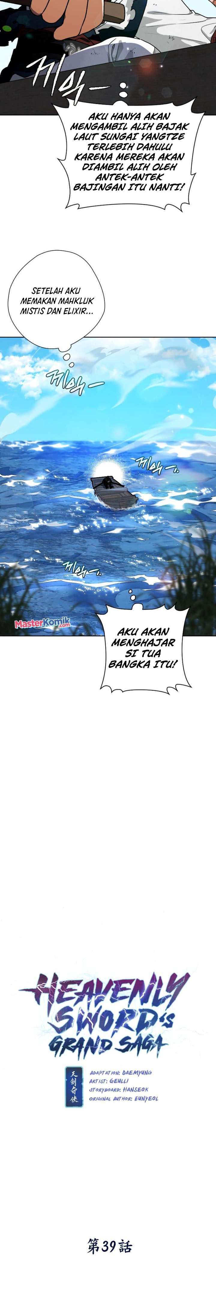 Heavenly Sword’s Grand Saga Chapter 39 Bahasa Indonesia