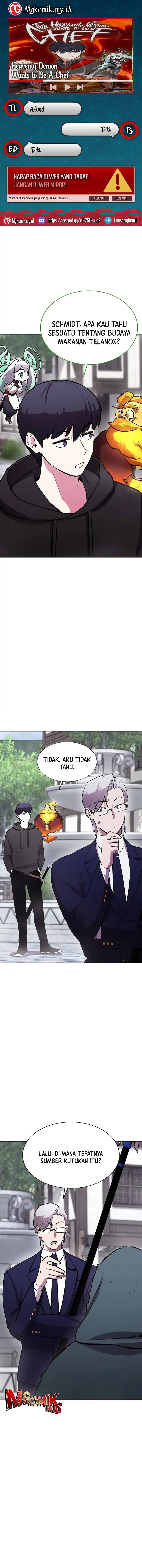 Heavenly Demon Wants to Be a Chef Chapter 57 Bahasa Indonesia