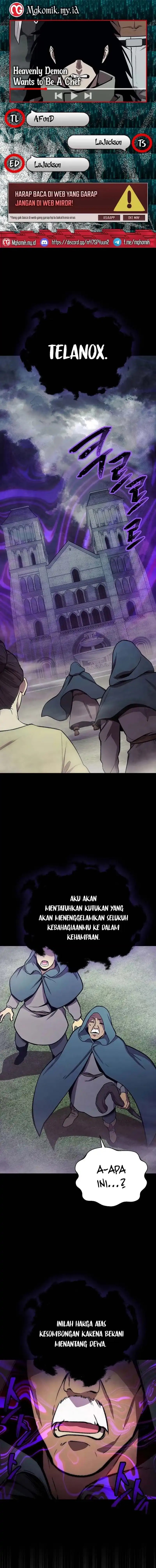 Heavenly Demon Wants to Be a Chef Chapter 58 Bahasa Indonesia