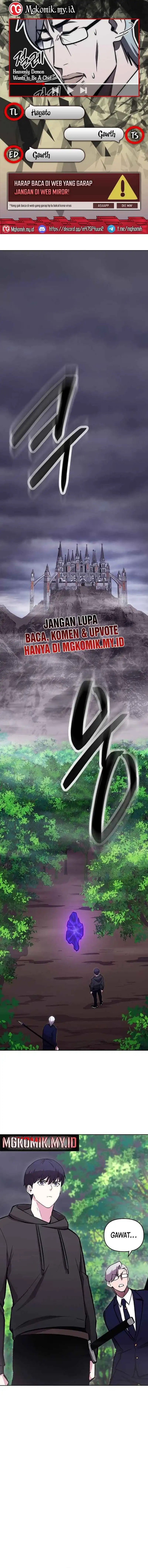 Heavenly Demon Wants to Be a Chef Chapter 62 Bahasa Indonesia