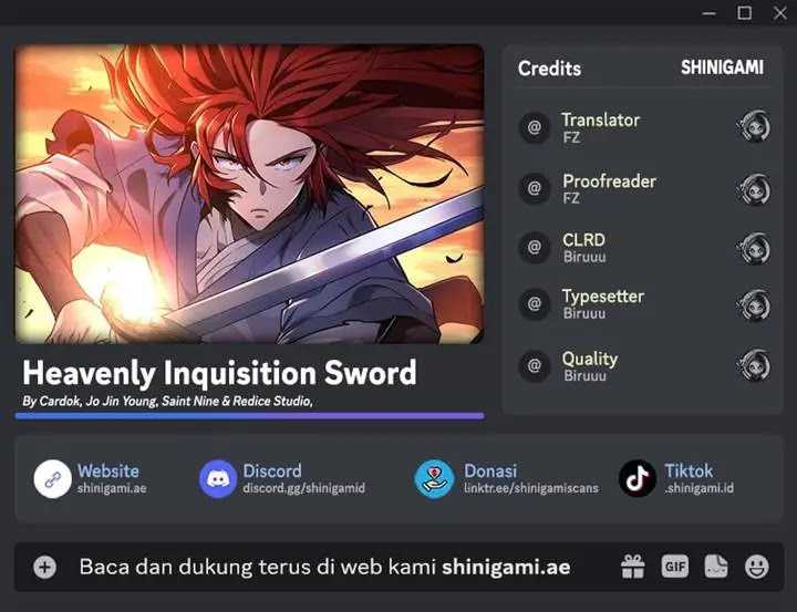 Heavenly Inquisition Sword chapter 119