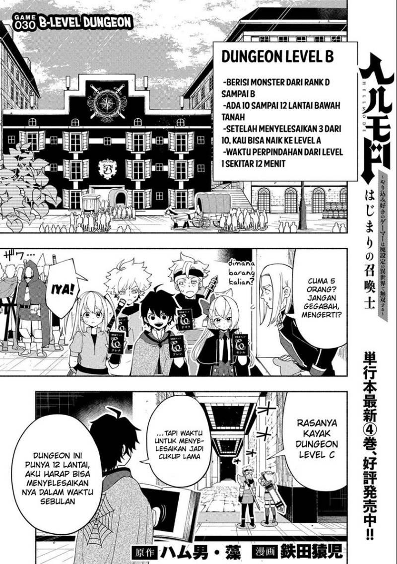 Hell Mode: Yarikomi Suki no Gamer wa Hai Settei no Isekai de Musou Suruw chapter 30
