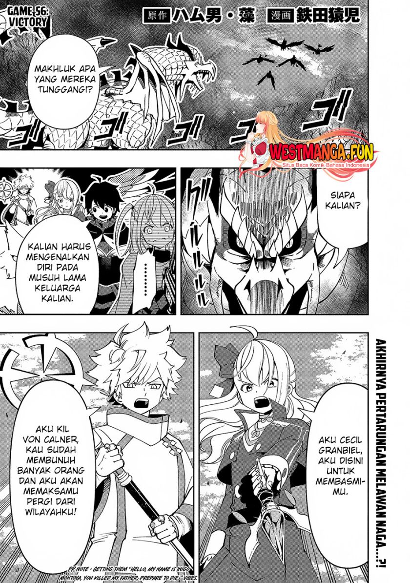 Hell Mode: Yarikomi Suki no Gamer wa Hai Settei no Isekai de Musou Suru Chapter 56 Bahasa Indonesia
