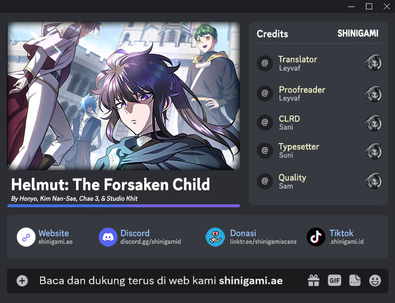 Helmut: The Forsaken Child chapter 71