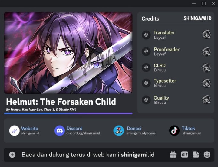 Helmut: The Forsaken Child chapter 92