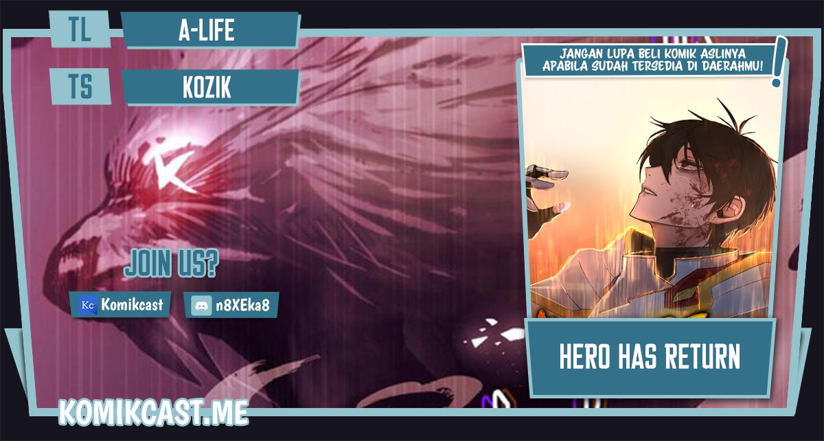 Hero Has Returned Chapter 62 Bahasa Indonesia