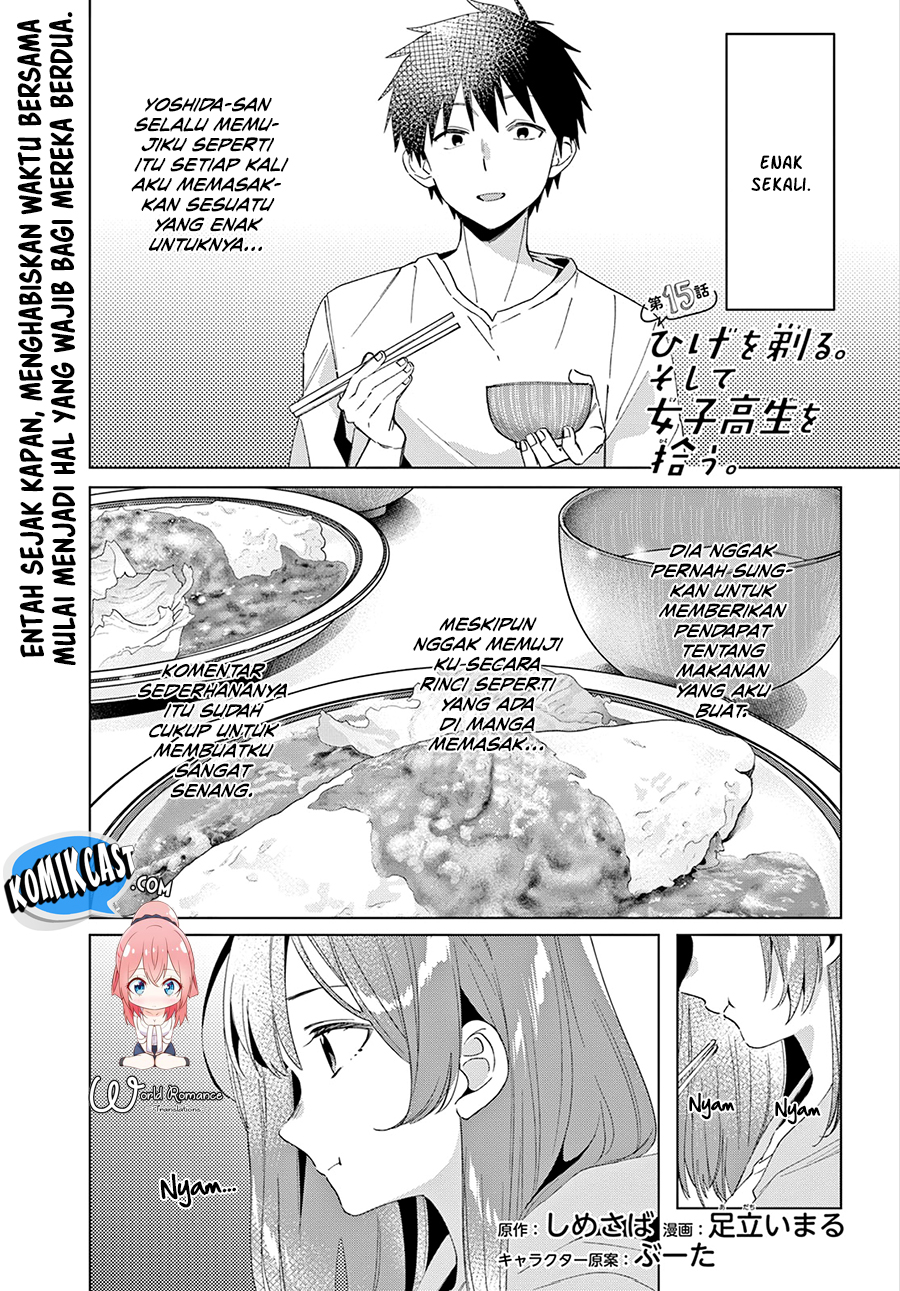 Hige Wo Soru. Soshite Joshikosei Wo Hirou. Chapter 15 Bahasa Indonesia
