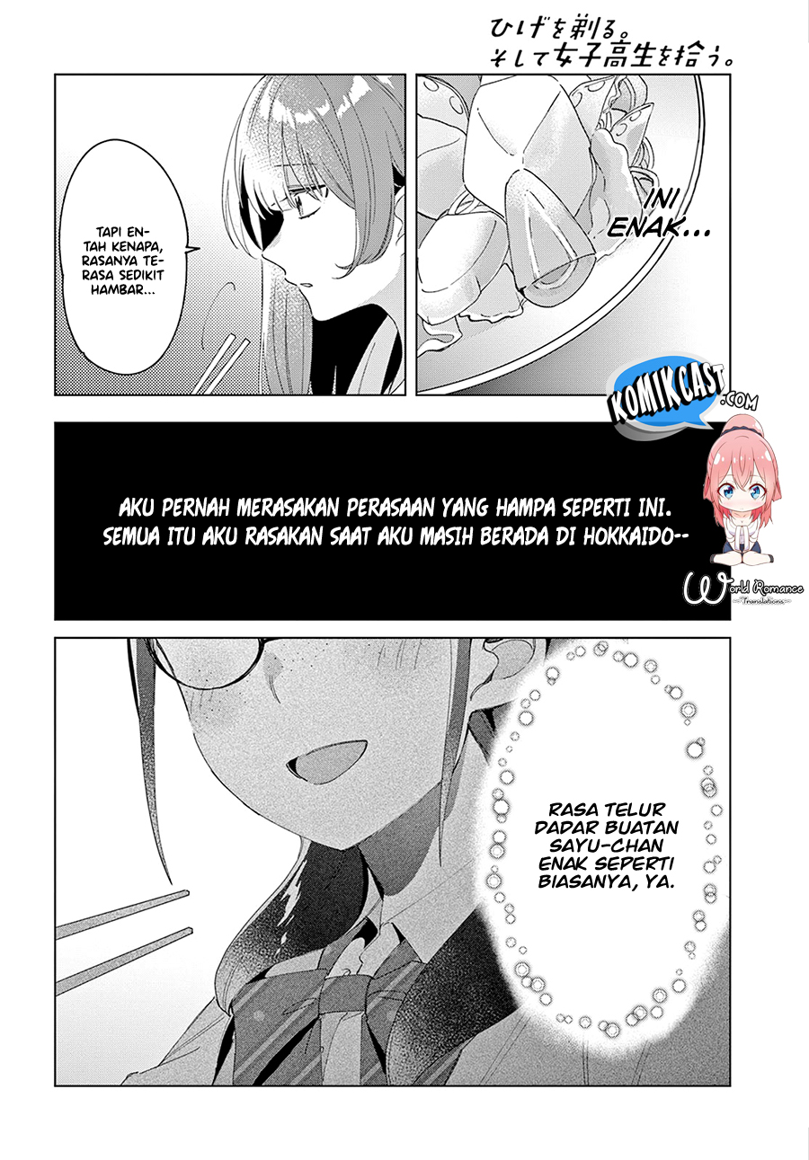 Hige Wo Soru. Soshite Joshikosei Wo Hirou. Chapter 15 Bahasa Indonesia