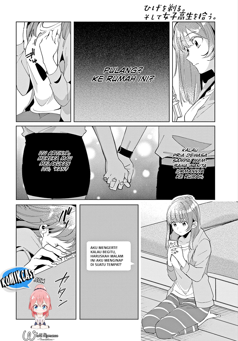 Hige Wo Soru. Soshite Joshikosei Wo Hirou. Chapter 15 Bahasa Indonesia