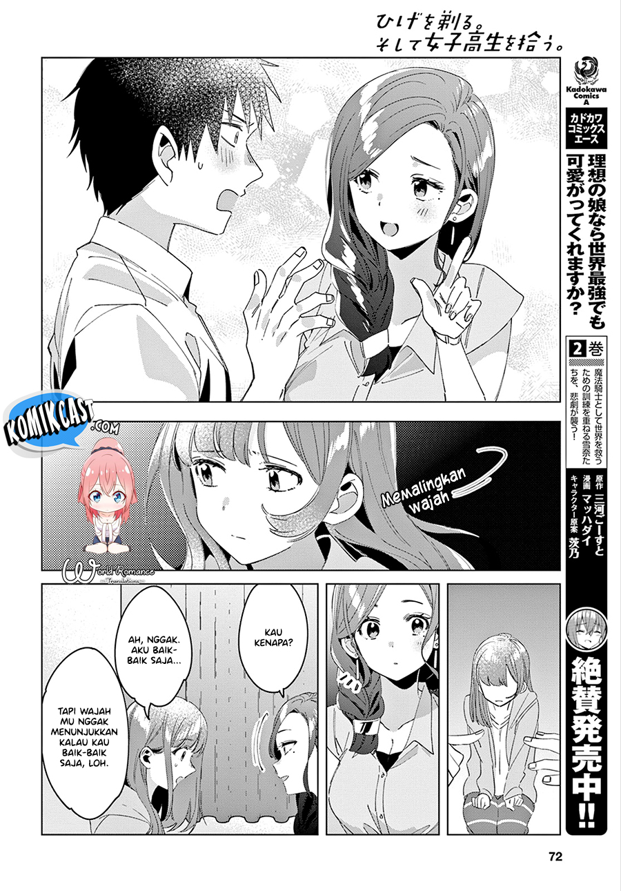 Hige Wo Soru. Soshite Joshikosei Wo Hirou. Chapter 15 Bahasa Indonesia