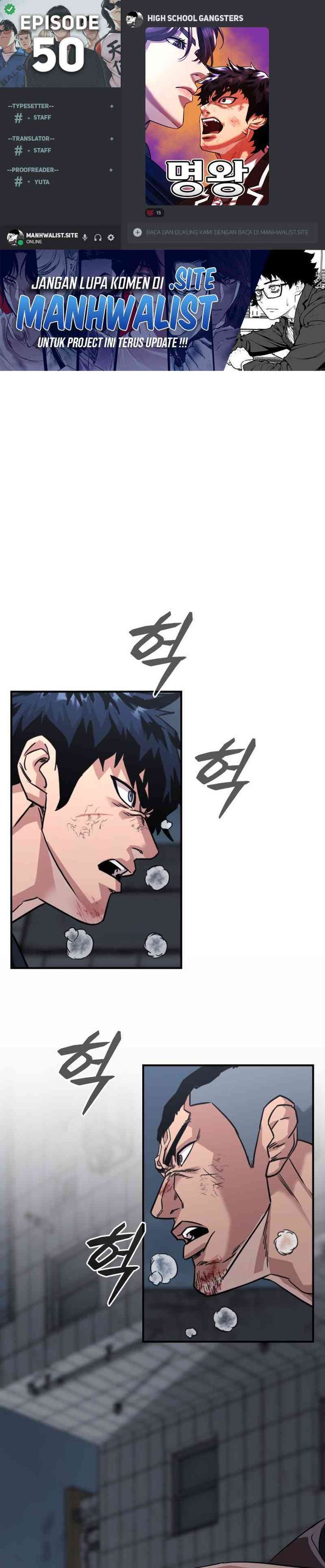 High School Gangsters Chapter 50 Bahasa Indonesia