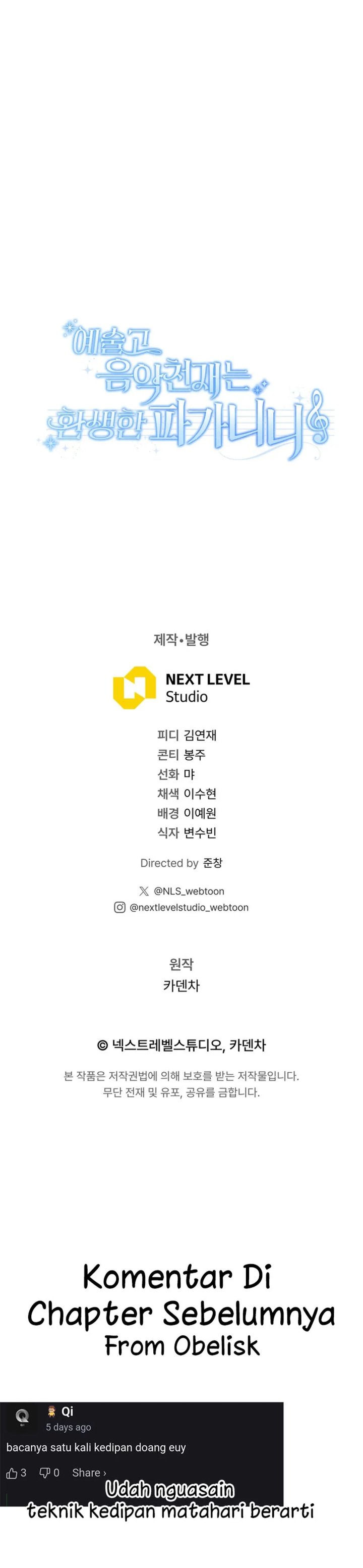 High School Musical Genius Is Paganini Reincarnated Chapter 71 Bahasa Indonesia