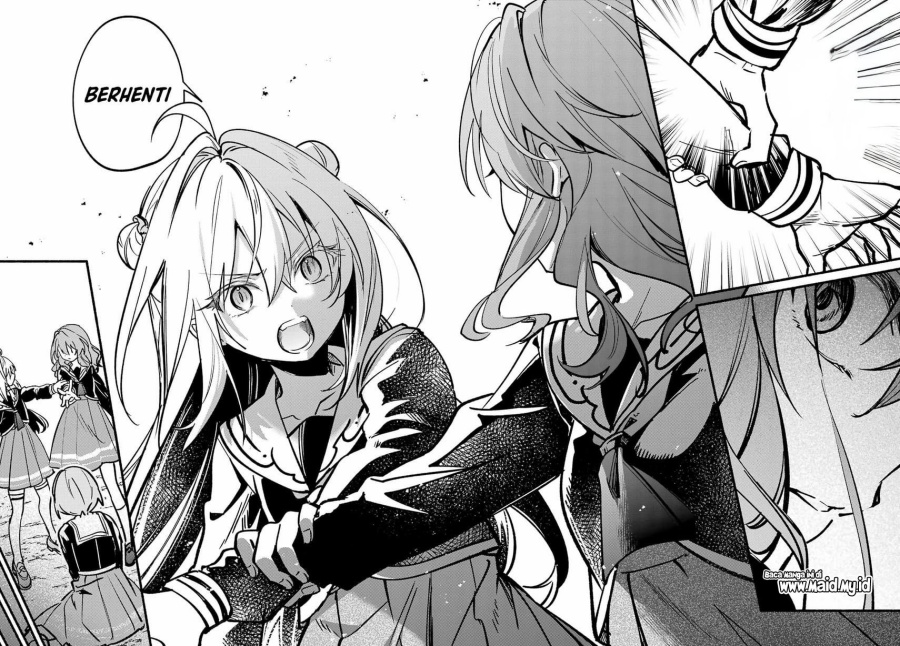 Hikikomari Kyuuketsuki no Monmon Chapter 14 Bahasa Indonesia