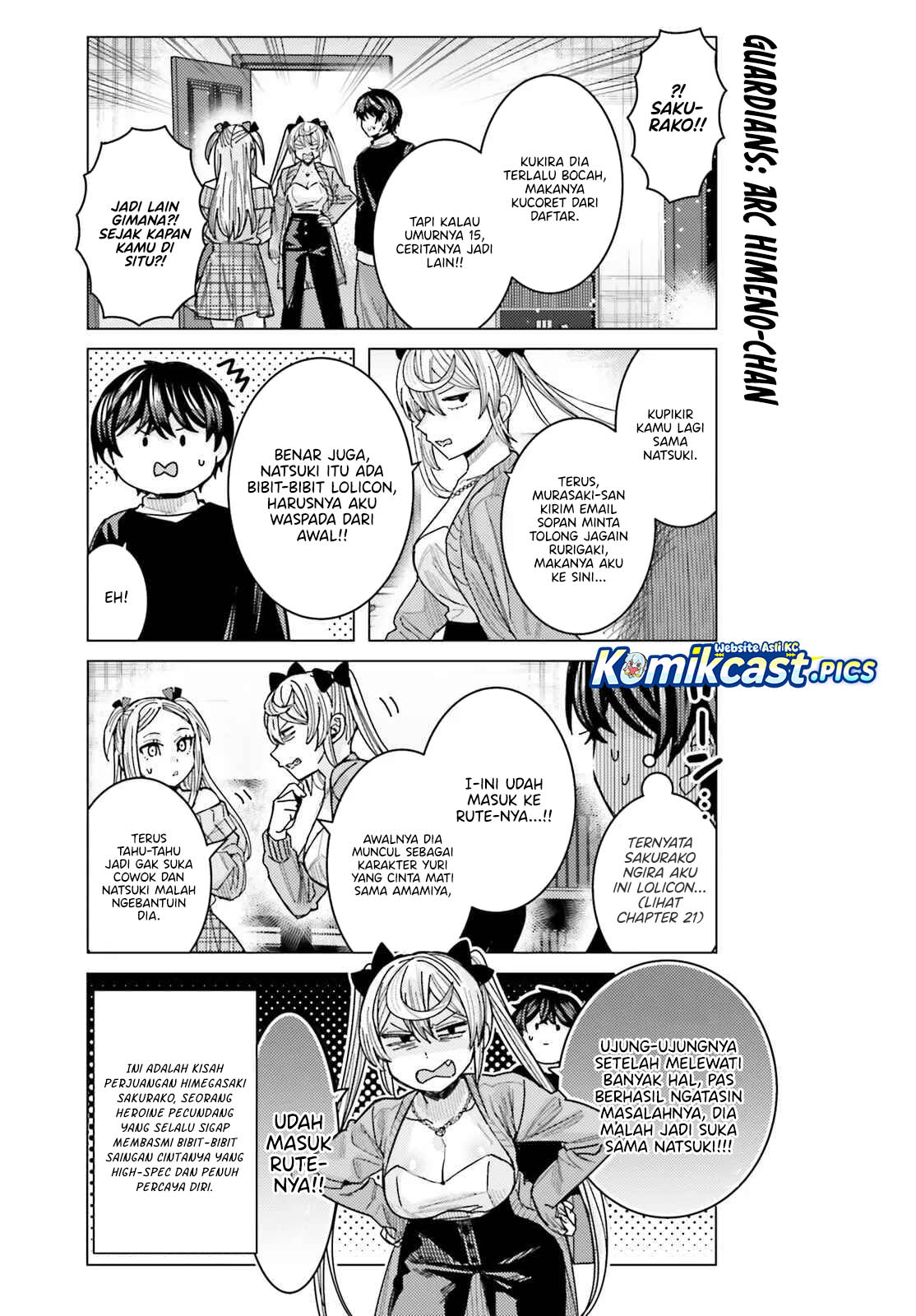 Himegasaki Sakurako wa Kyoumo Fubin Kawaii! Chapter 45 Bahasa Indonesia