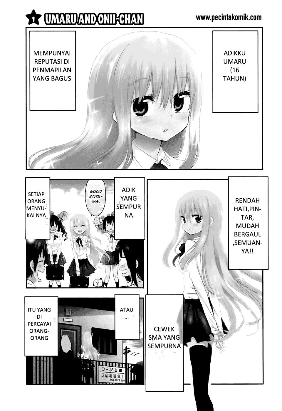 Himouto! Umaru-chan Chapter 01 Bahasa Indonesia