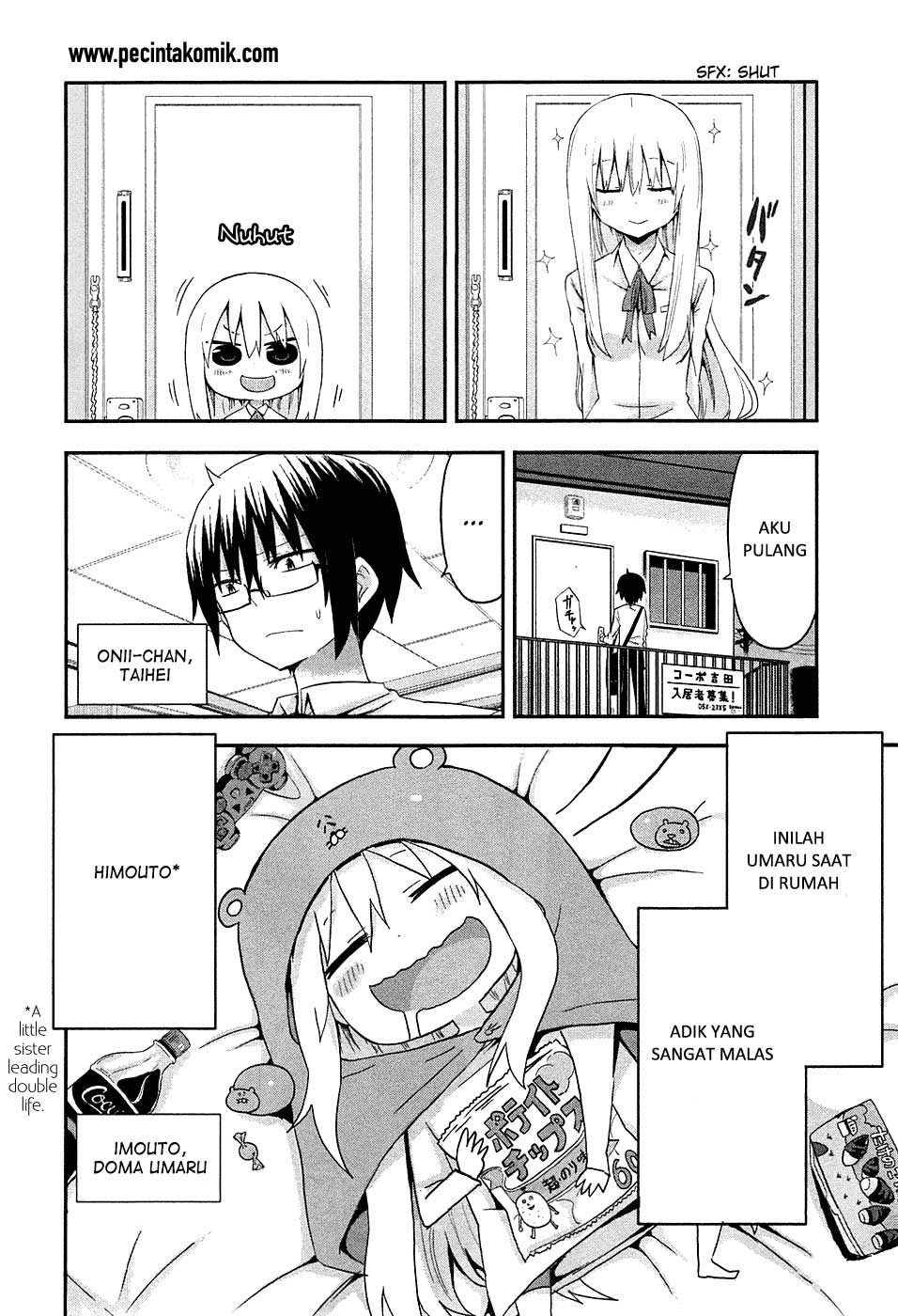 Himouto! Umaru-chan Chapter 01 Bahasa Indonesia