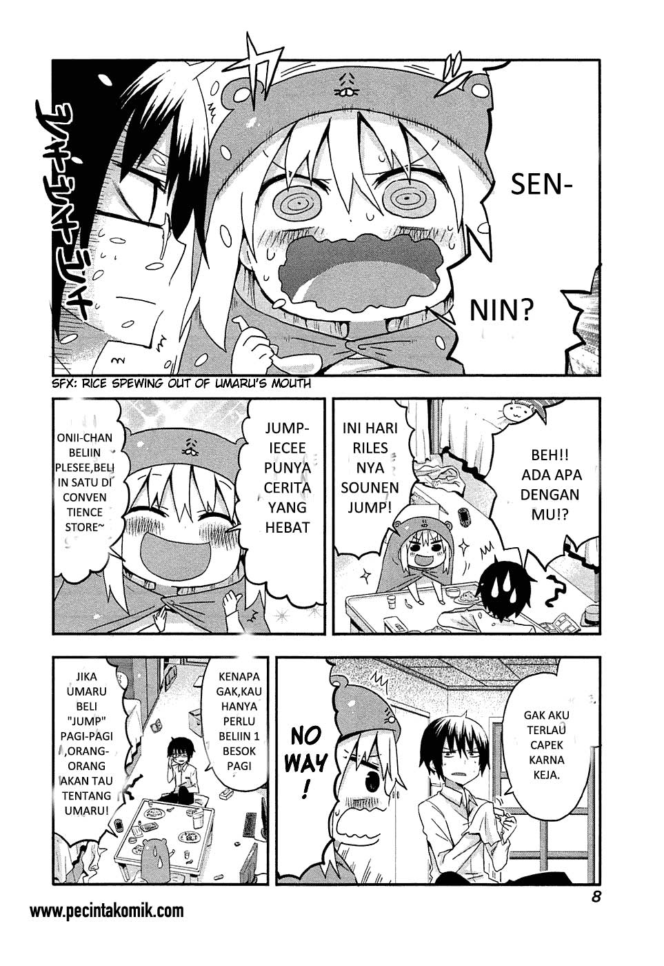 Himouto! Umaru-chan Chapter 01 Bahasa Indonesia