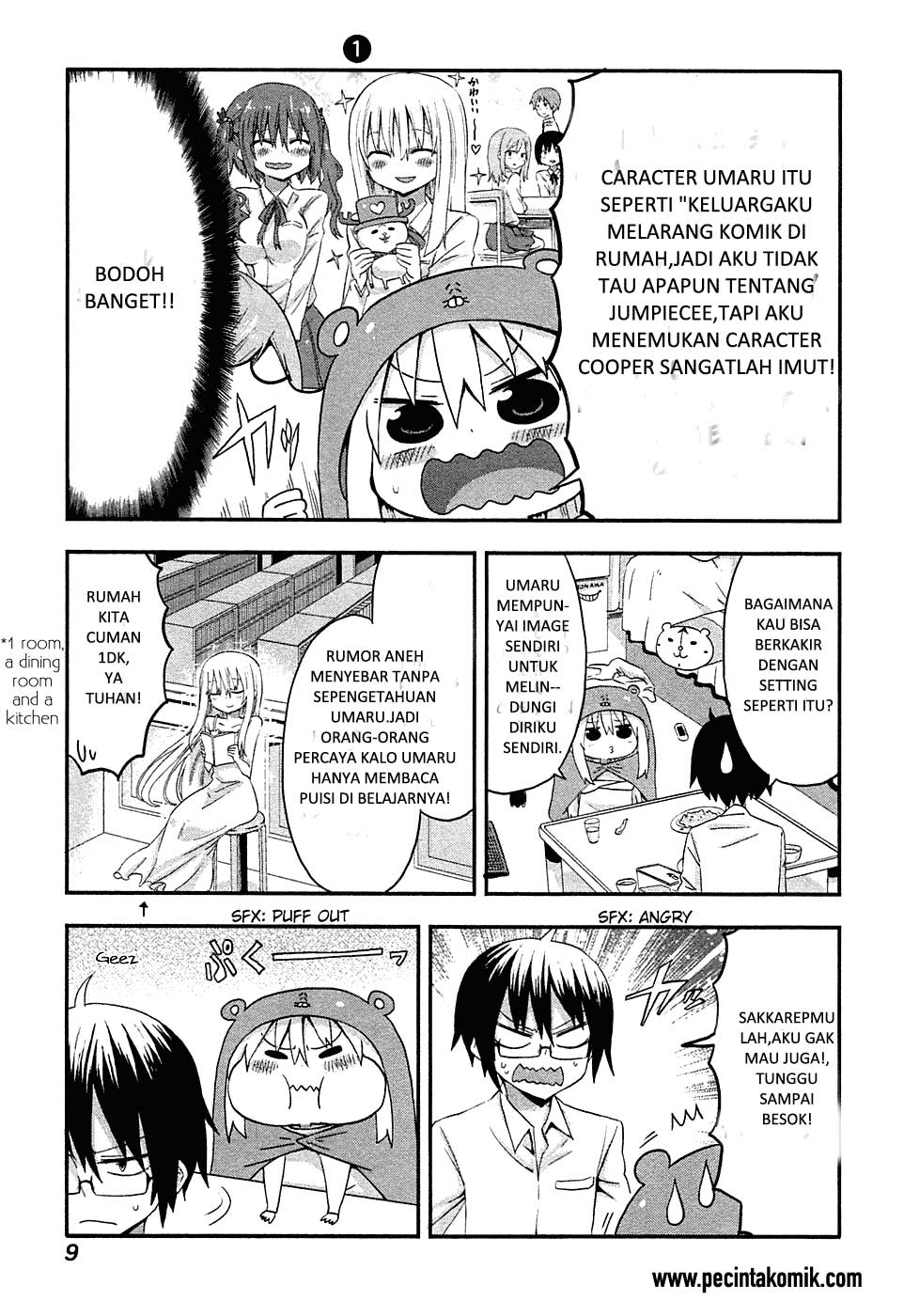 Himouto! Umaru-chan Chapter 01 Bahasa Indonesia