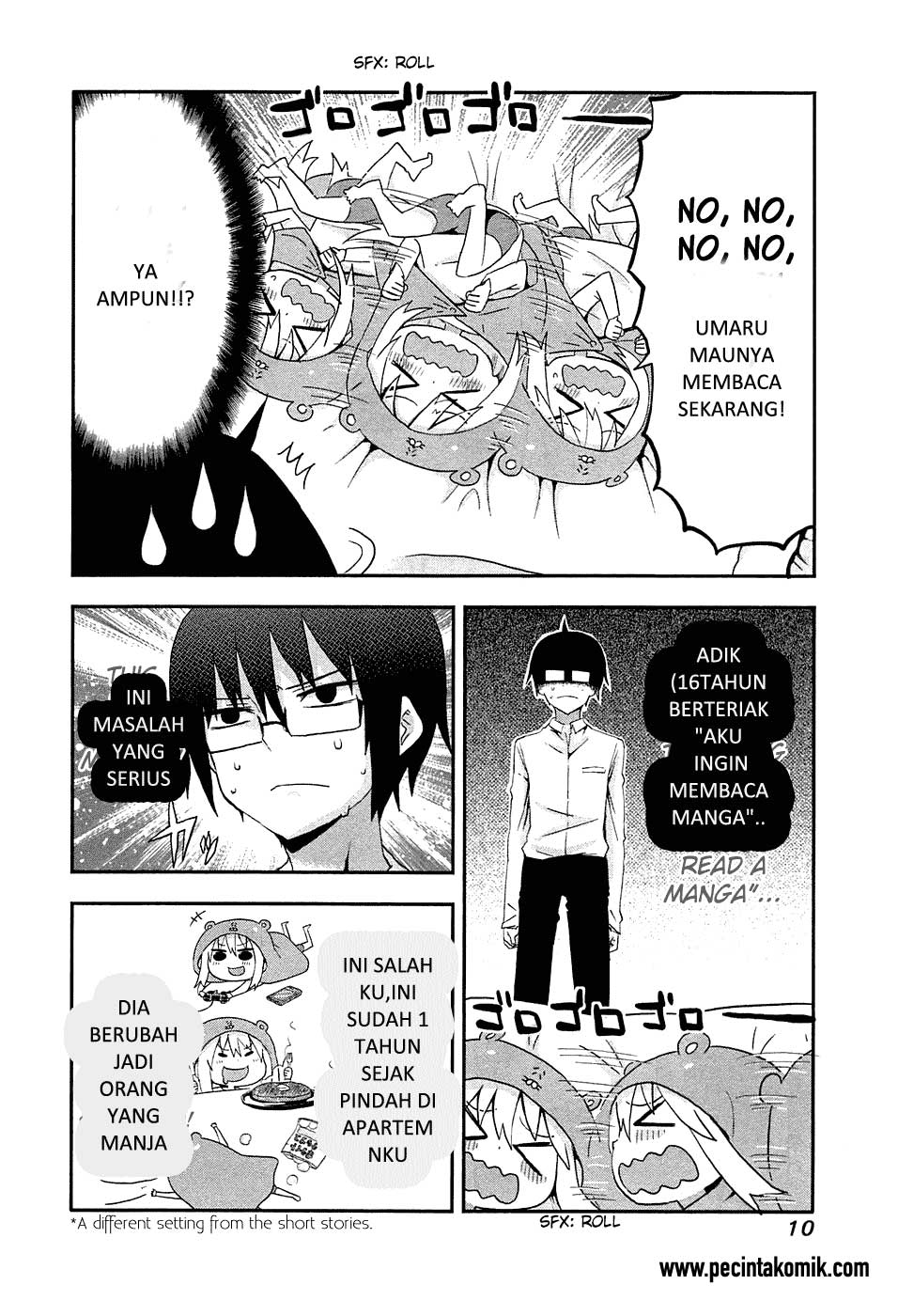 Himouto! Umaru-chan Chapter 01 Bahasa Indonesia