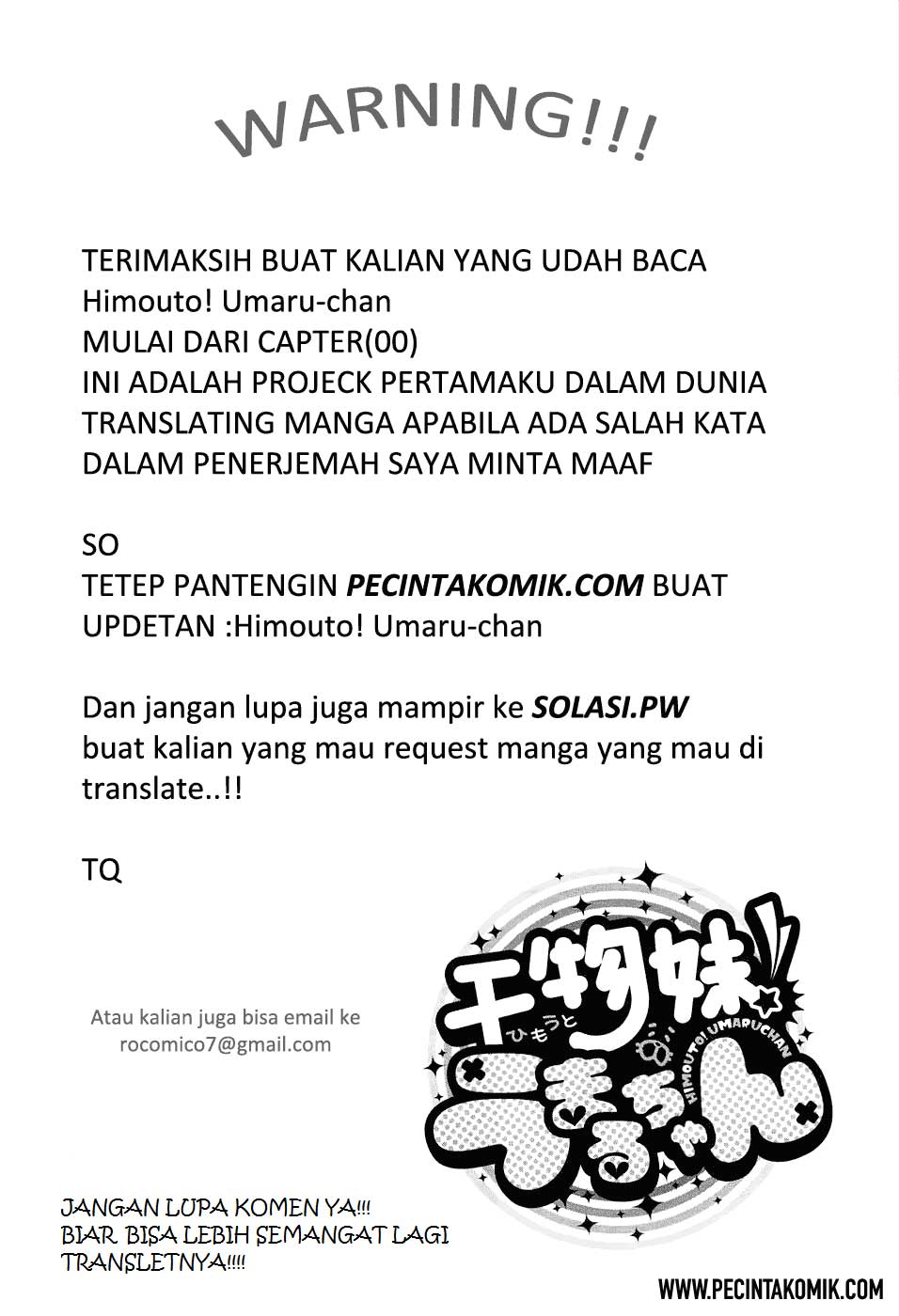 Himouto! Umaru-chan Chapter 08 Bahasa Indonesia