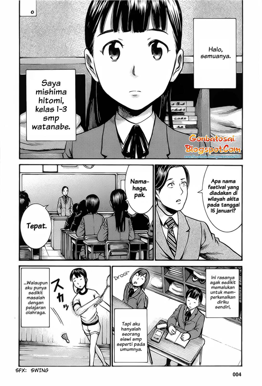 Hinamatsuri Chapter 11 Bahasa Indonesia