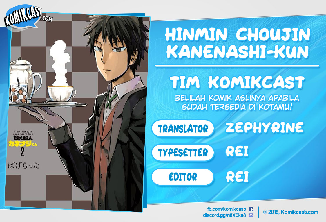 Hinmin Choujin Kanenashi-kun Chapter 20 Bahasa Indonesia