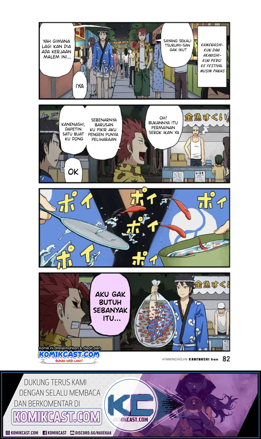 Hinmin Choujin Kanenashi-kun Chapter 20 Bahasa Indonesia