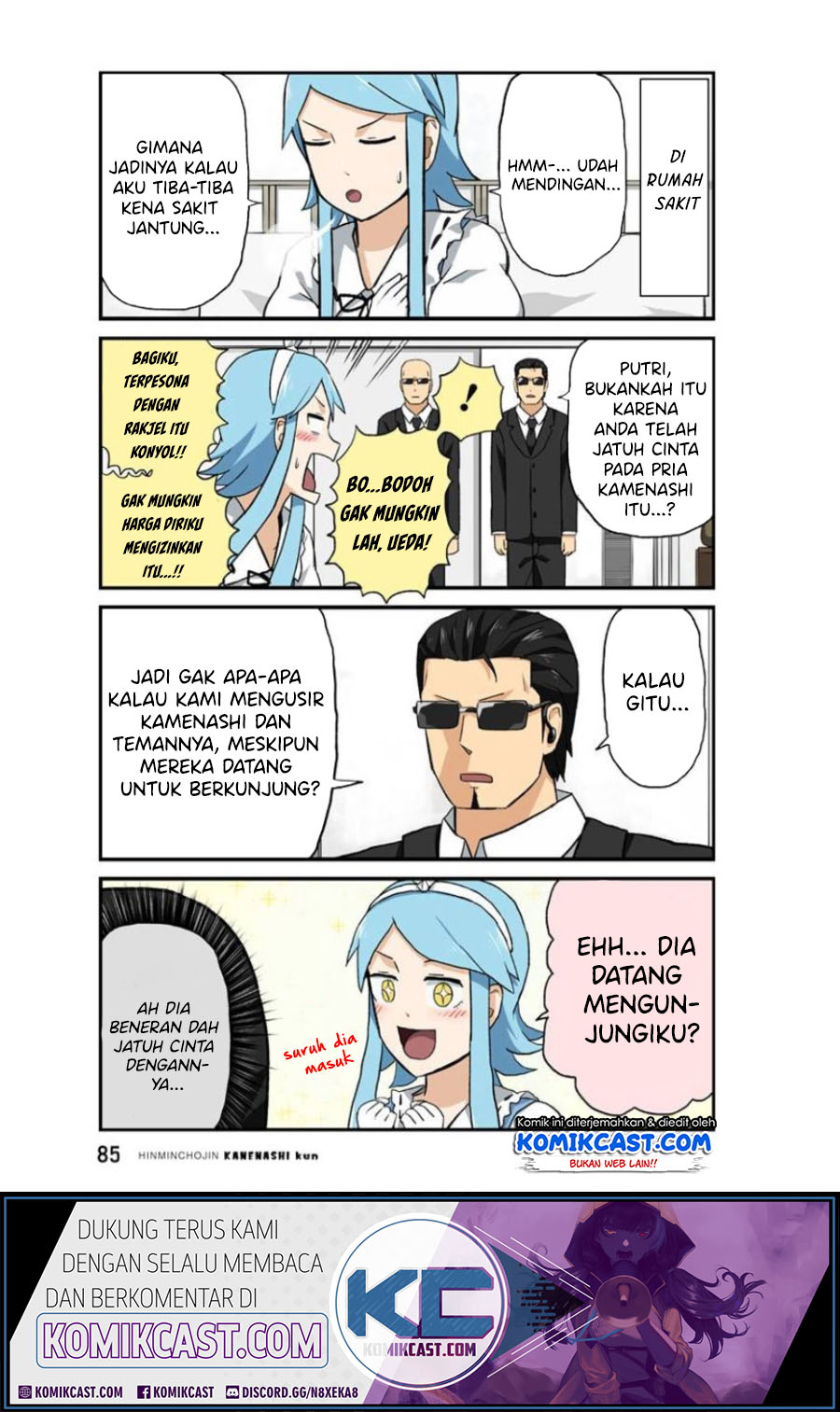 Hinmin Choujin Kanenashi-kun Chapter 20 Bahasa Indonesia
