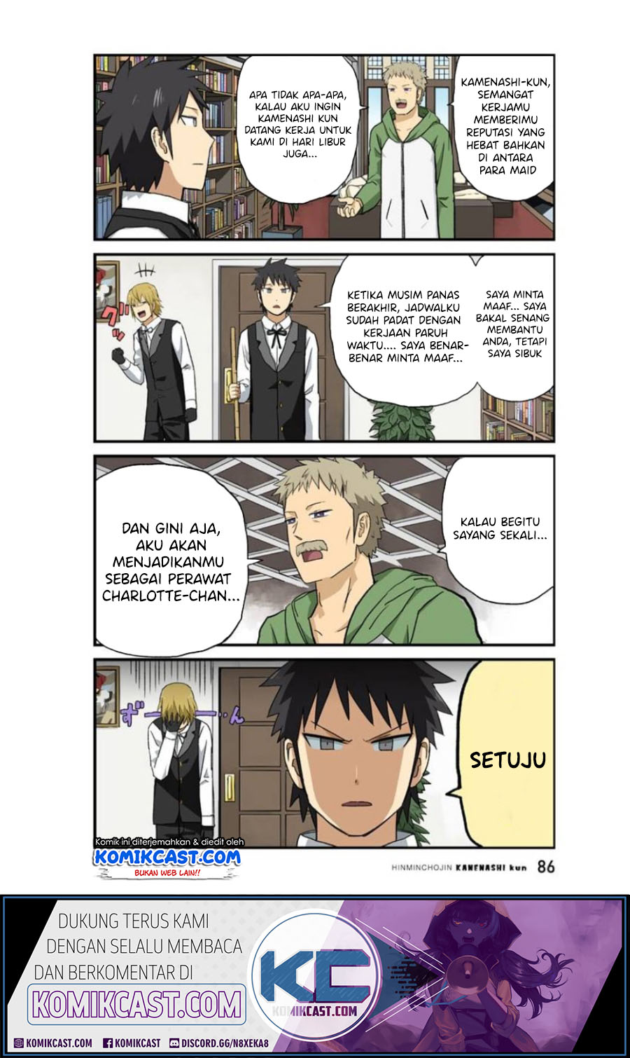 Hinmin Choujin Kanenashi-kun Chapter 20 Bahasa Indonesia