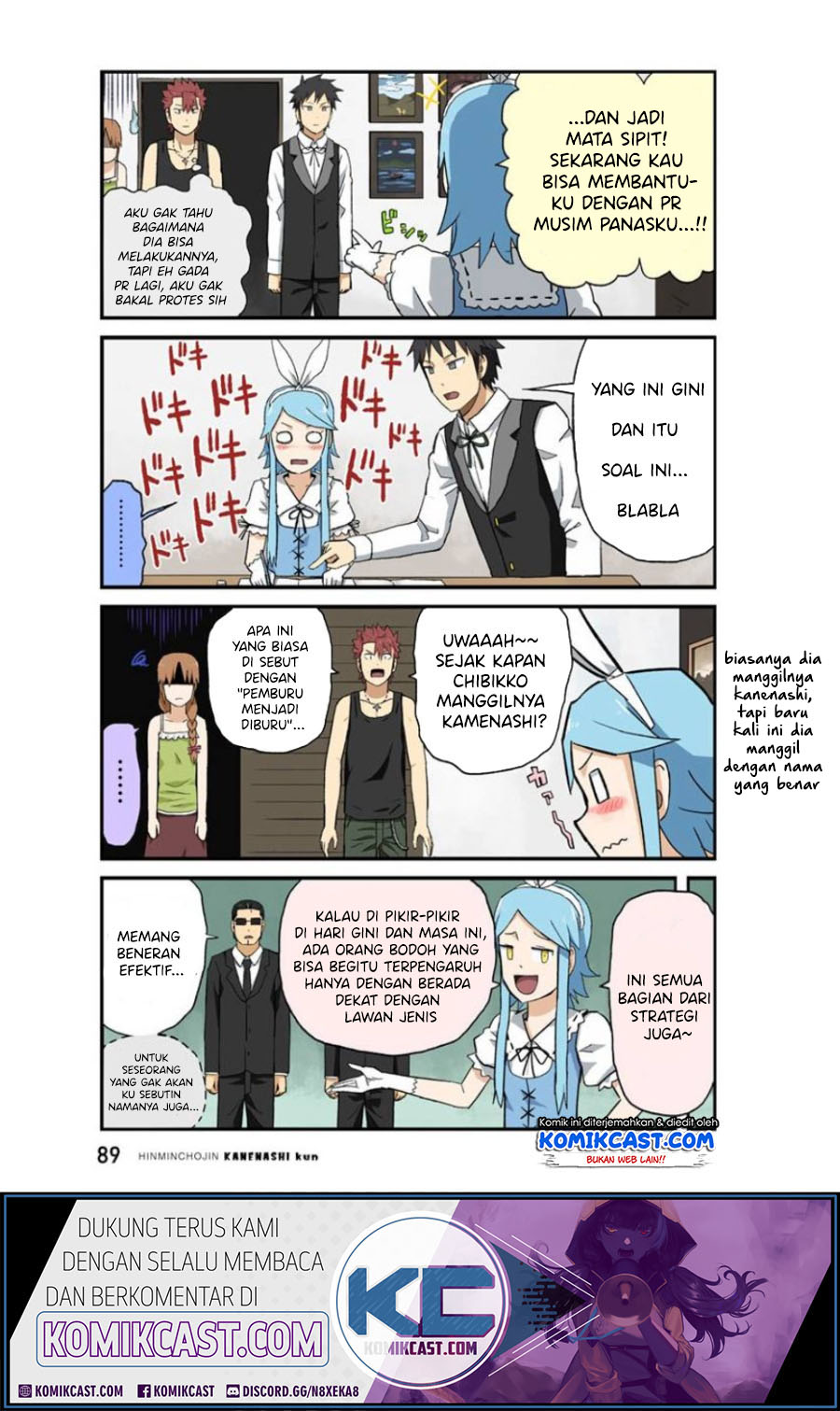 Hinmin Choujin Kanenashi-kun Chapter 20 Bahasa Indonesia