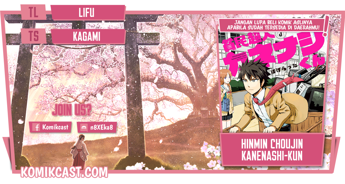 Hinmin Choujin Kanenashi-kun Chapter 29 Bahasa Indonesia