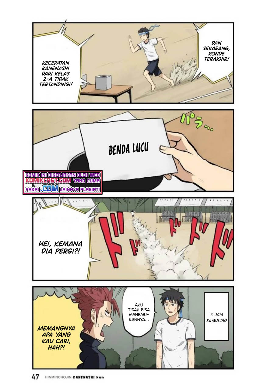 Hinmin Choujin Kanenashi-kun Chapter 30 Bahasa Indonesia