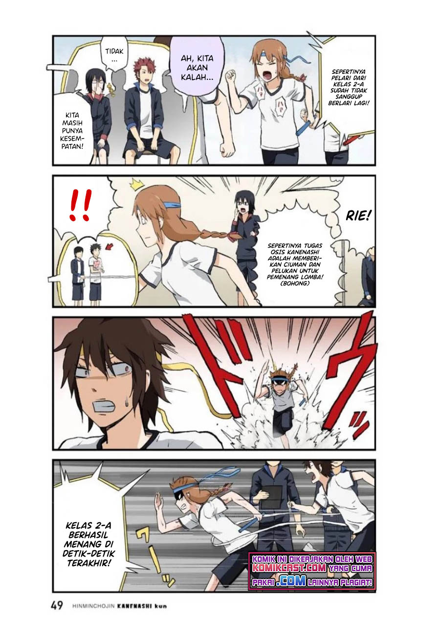 Hinmin Choujin Kanenashi-kun Chapter 30 Bahasa Indonesia