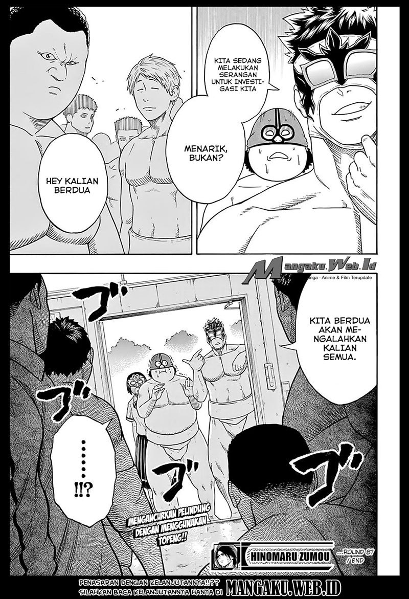 Hinomaru Zumou chapter 87