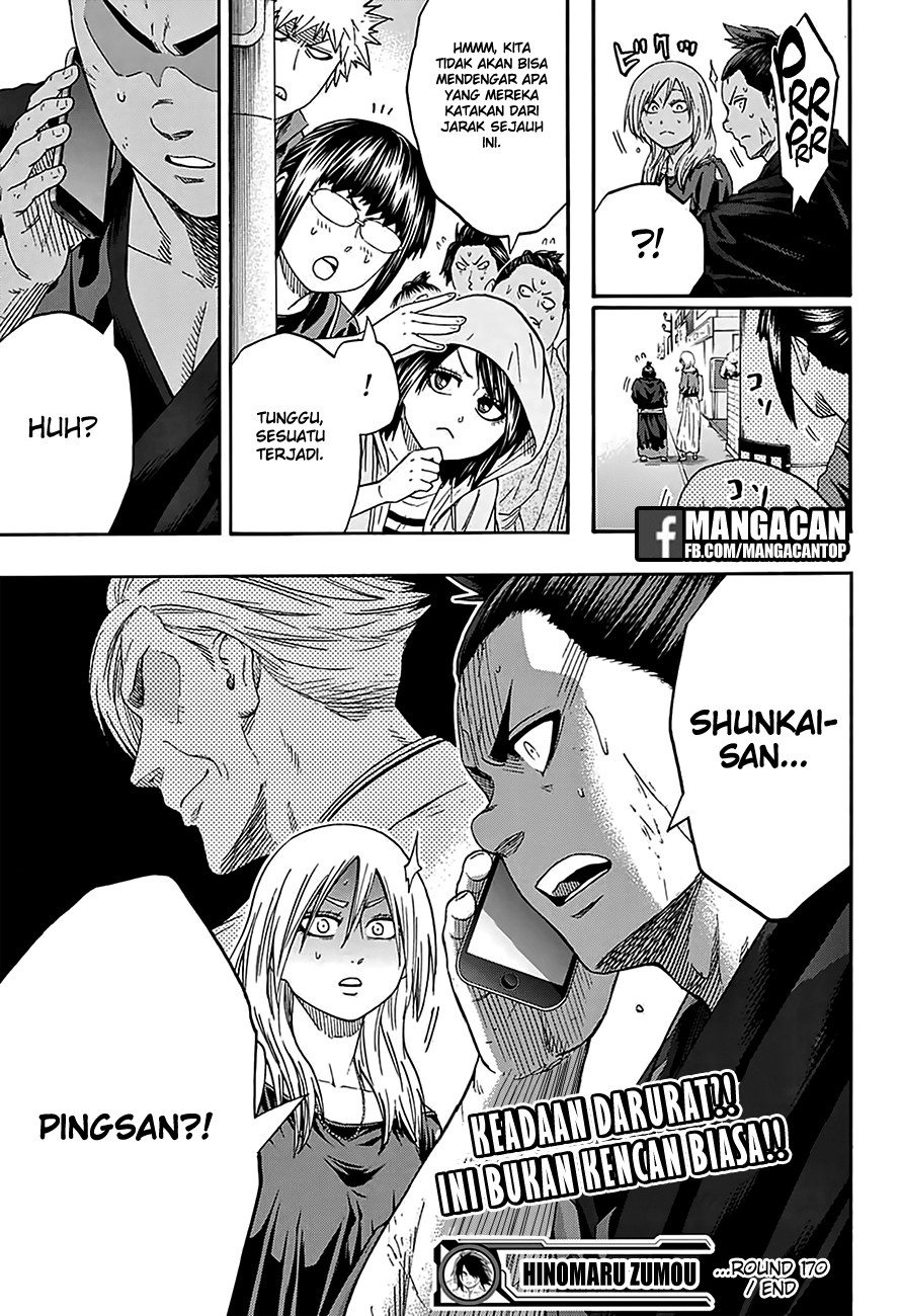Hinomaru Zumou Chapter 170 Bahasa Indonesia