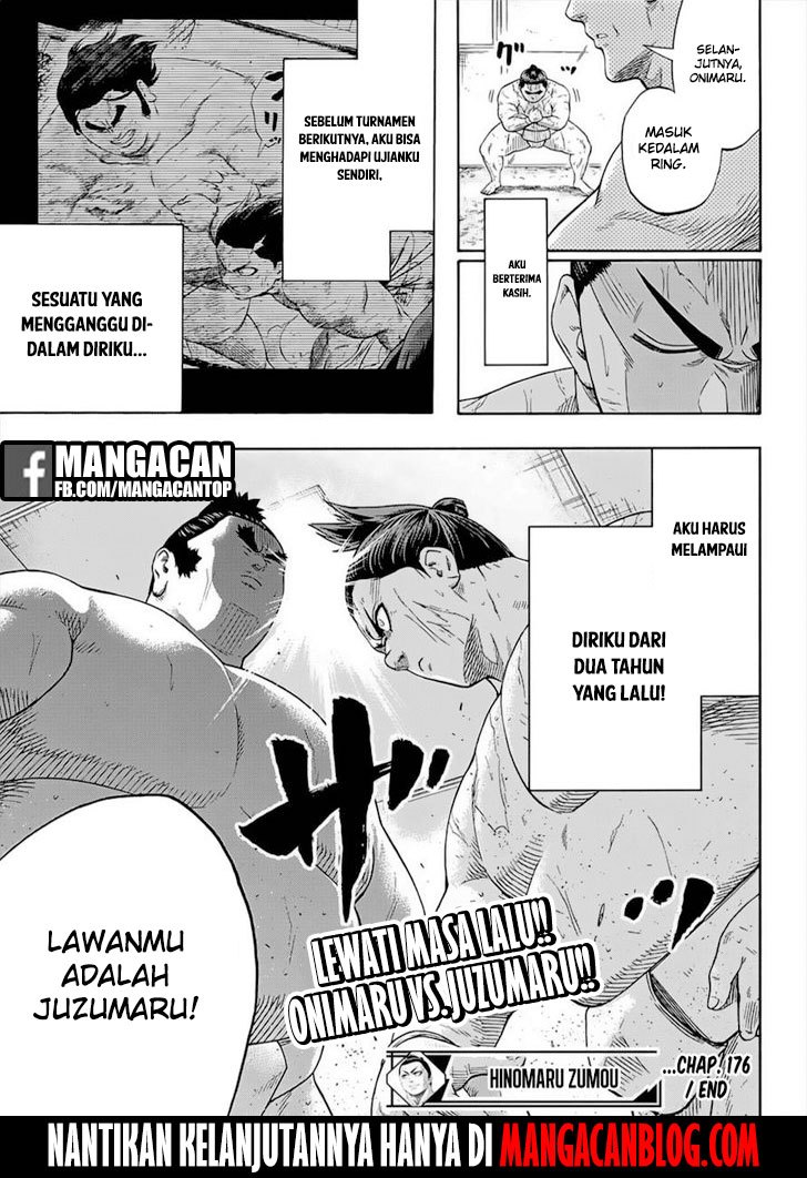 Hinomaru Zumou Chapter 176 Bahasa Indonesia