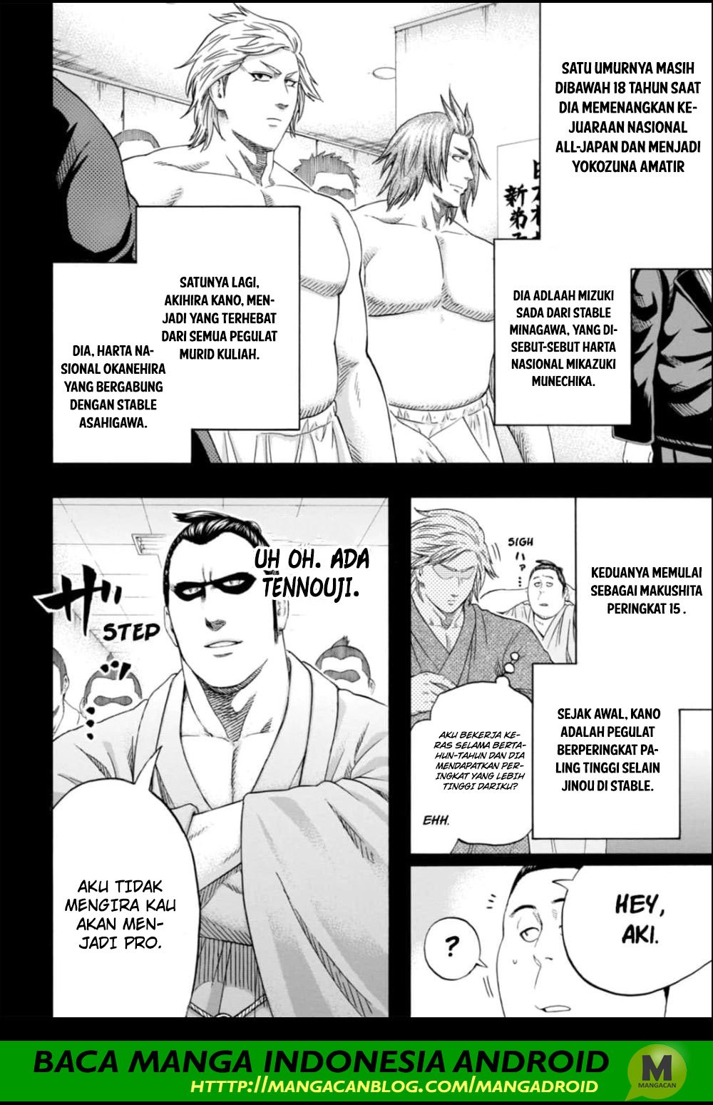 Hinomaru Zumou Chapter 225 Bahasa Indonesia