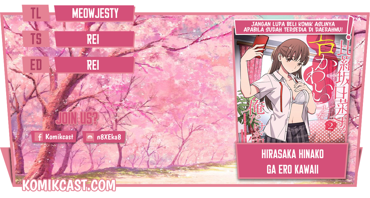 Hirasaka Hinako ga Ero Kawaii koto wo Ore dake ga Shitteiru Chapter 29 Bahasa Indonesia