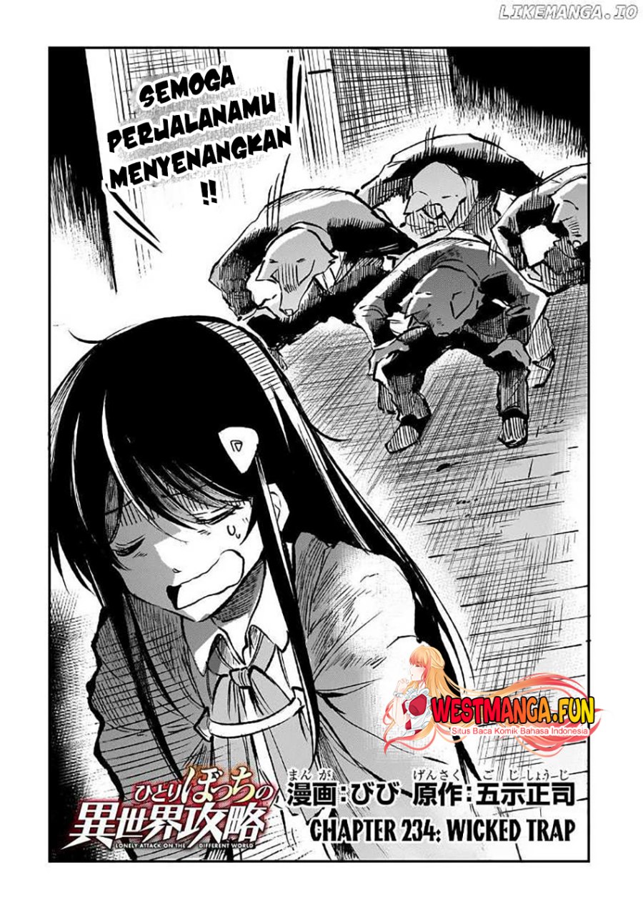 Hitoribocchi no Isekai Kouryaku Chapter 234 Bahasa Indonesia