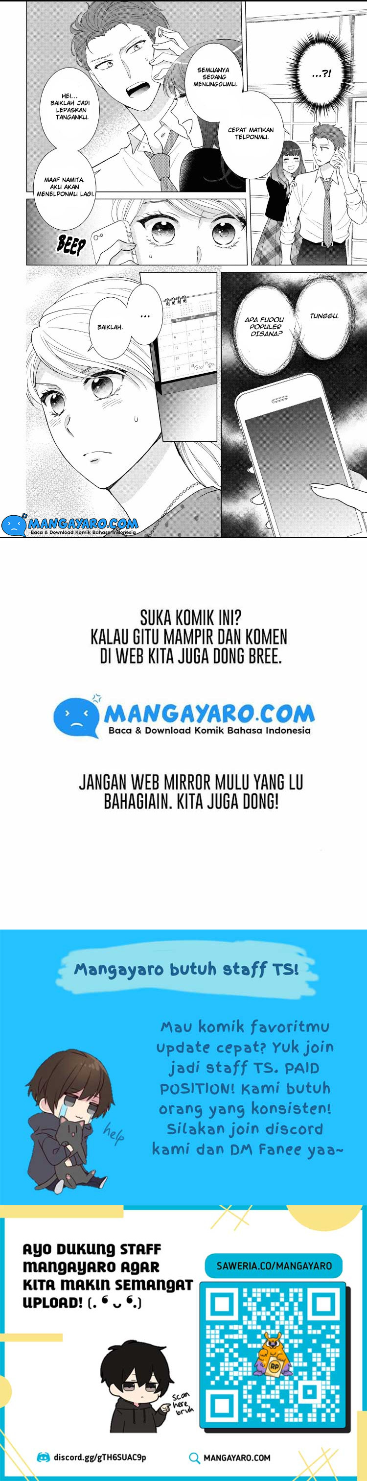 Hitotsu Yane no Shita de… Kirai na Aitsu no Amai Yuuwaku Chapter 10 Bahasa Indonesia