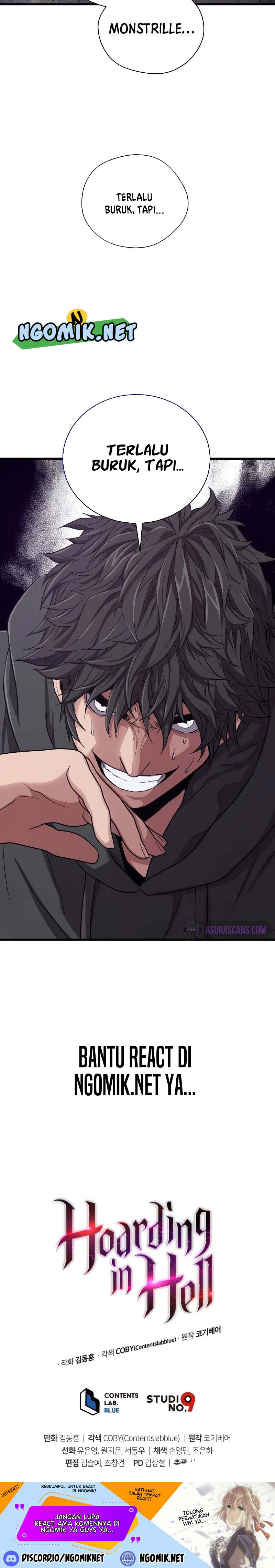 Hoarding in Hell Chapter 31 Bahasa Indonesia