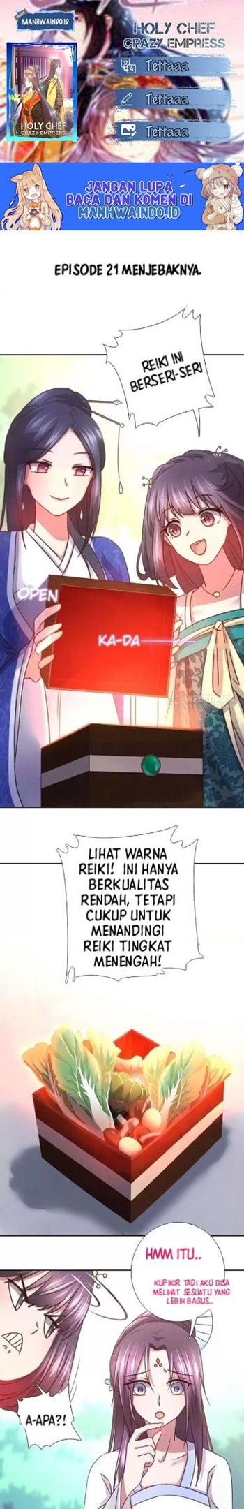 Holy Chef Crazy Empress Chapter 21 Bahasa Indonesia