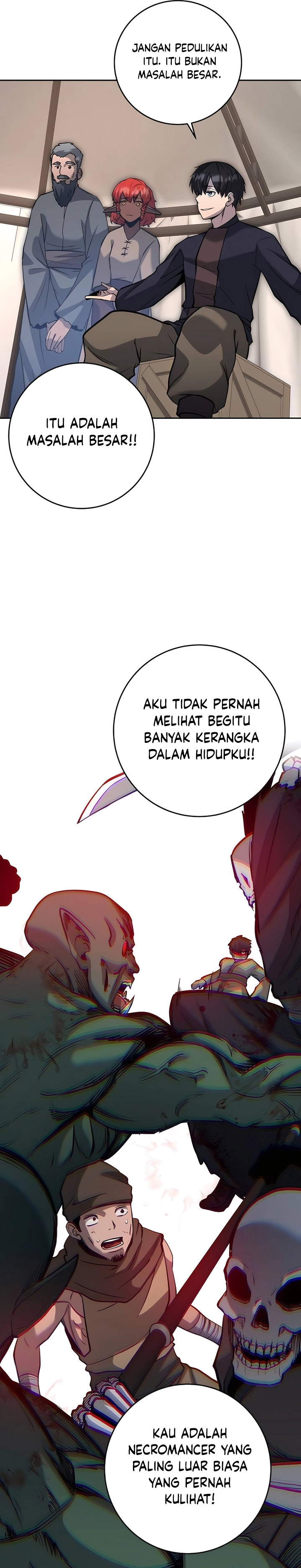 Holy Emperor’s Grandson is a Necromancer Chapter 57 Bahasa Indonesia