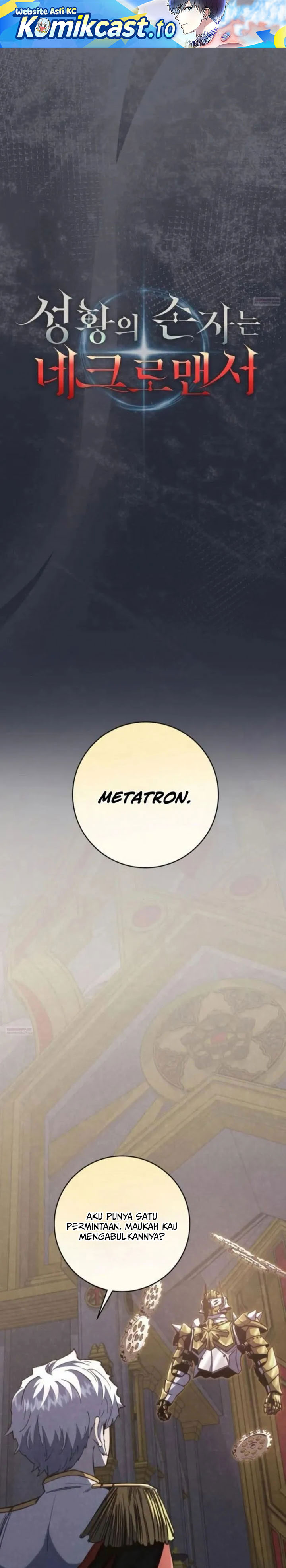 Holy Emperor’s Grandson is a Necromancer Chapter 90 Bahasa Indonesia