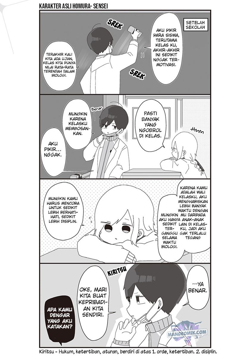 Homura-sensei wa Tabun Motenai Chapter 39 Bahasa Indonesia