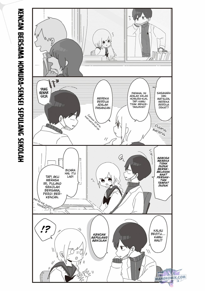 Homura-sensei wa Tabun Motenai Chapter 43 Bahasa Indonesia