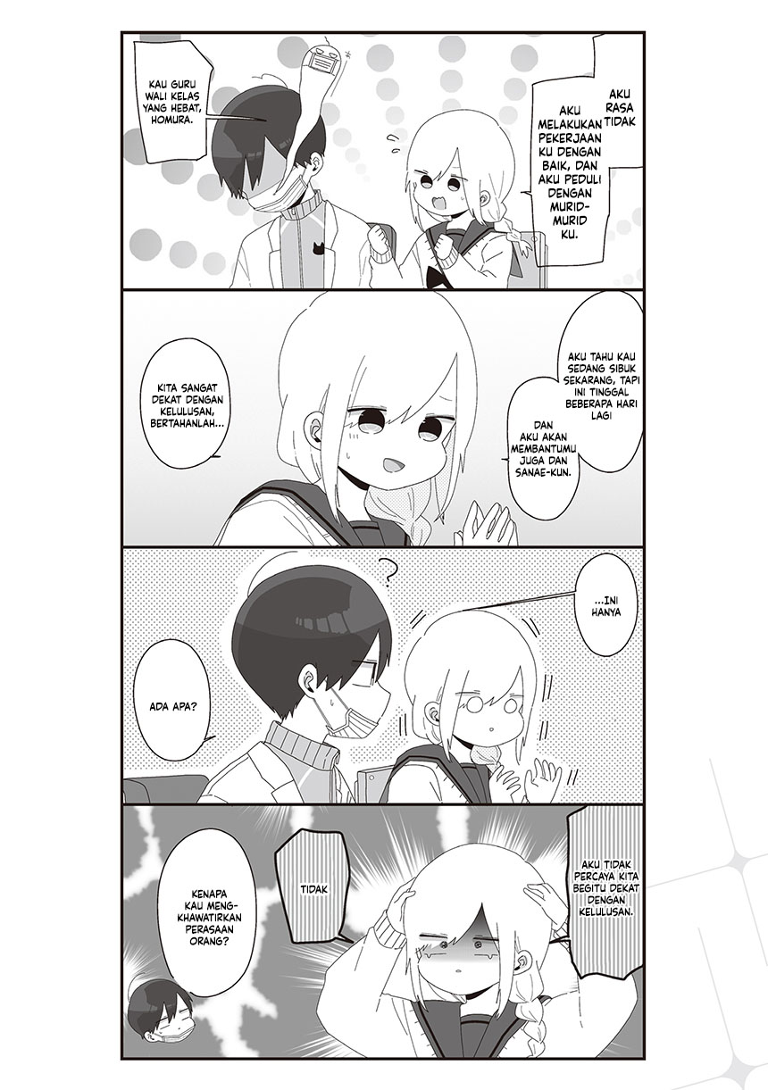 Homura-sensei wa Tabun Motenai Chapter 67 Bahasa Indonesia