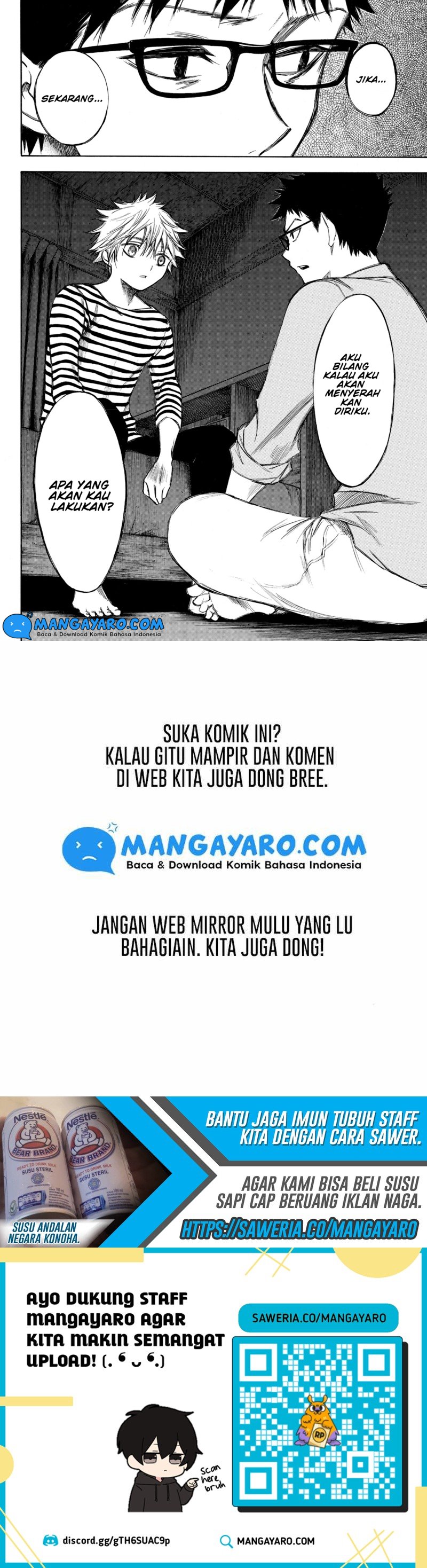 Hone Ga Kusaru Made Chapter 62 Bahasa Indonesia